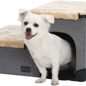 Petsfit Pet Steps 3 in 1 Multi Use with Storage Room, Dog Lounge Design